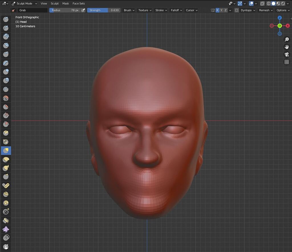 Sculpting The Eyes Working On My Head Sculpt Show GameDev Tv