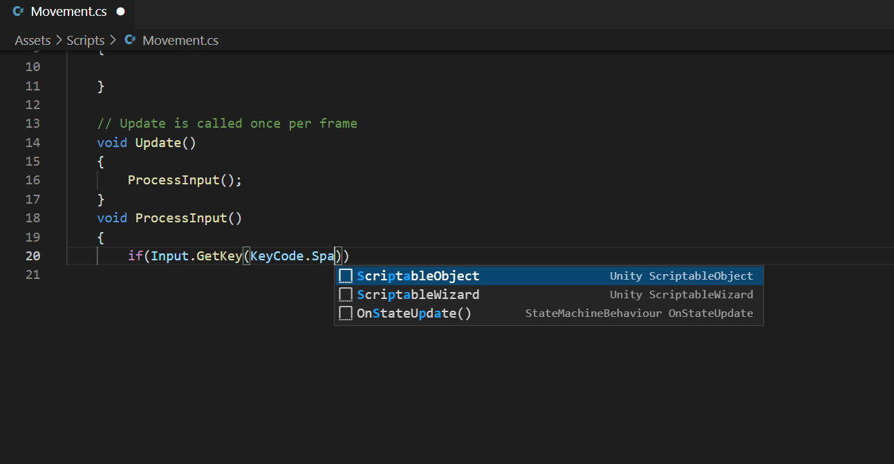 Intellisense in VS code unity doesn't work - Ask 