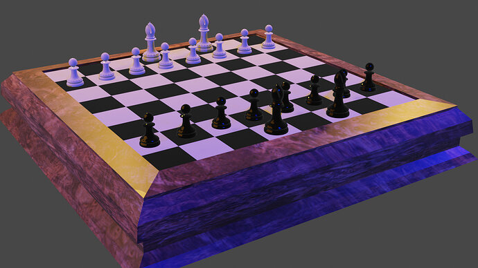 Chess Board in Progress 3.0