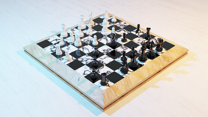 Chess Set Final Render 1
