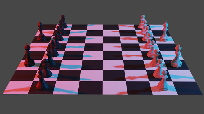 Blue and Red Chess