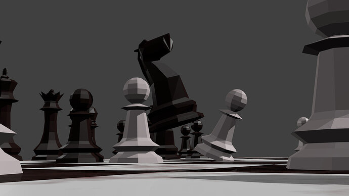 Chess Set Knight Attack