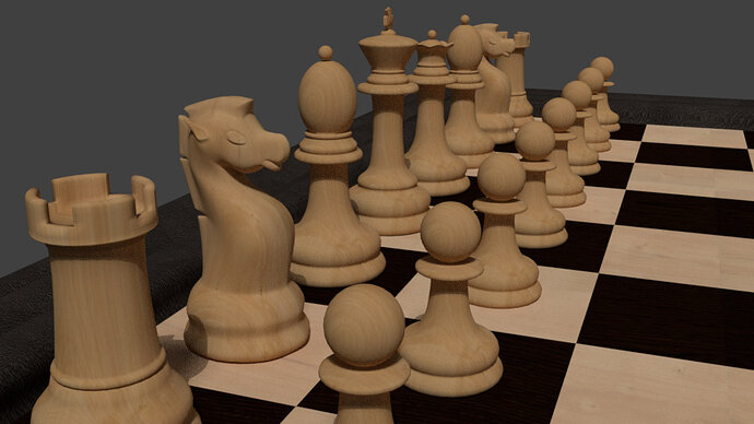 render chess board 4