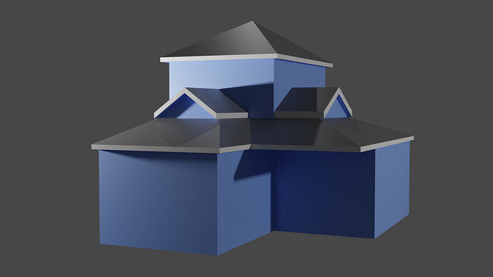 Multi Material Extruded House