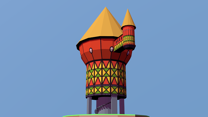 HxH_GreedIsland_EntranceTower_LowPoly05