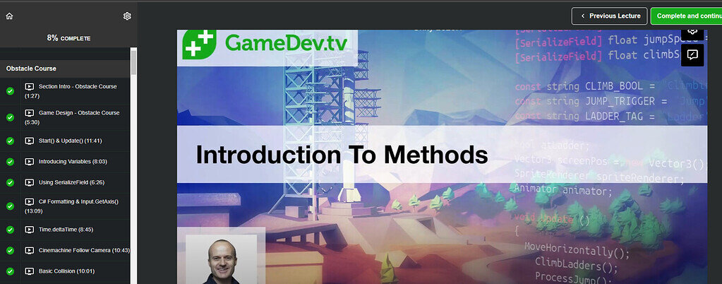I lost all my progress - Ask - GameDev.tv
