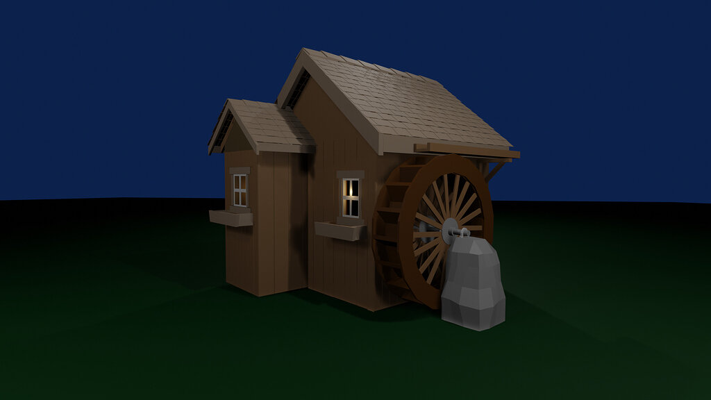Block Model wrap-up: Waterwheel - Show - GameDev.tv