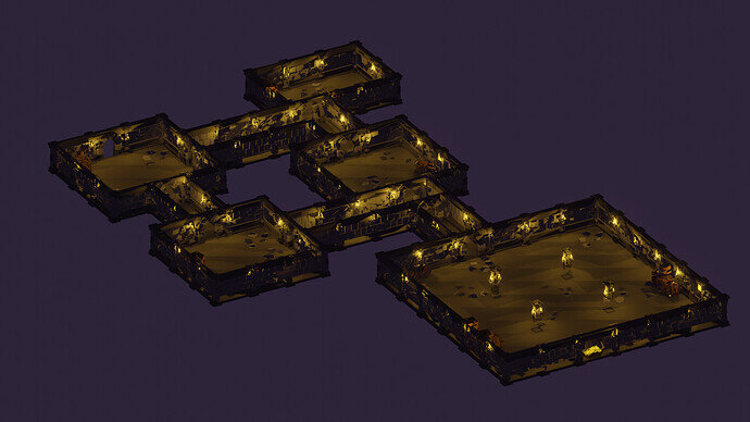 Modular dungeon - exterior shot 2