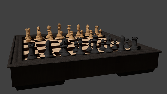 render chess board 6