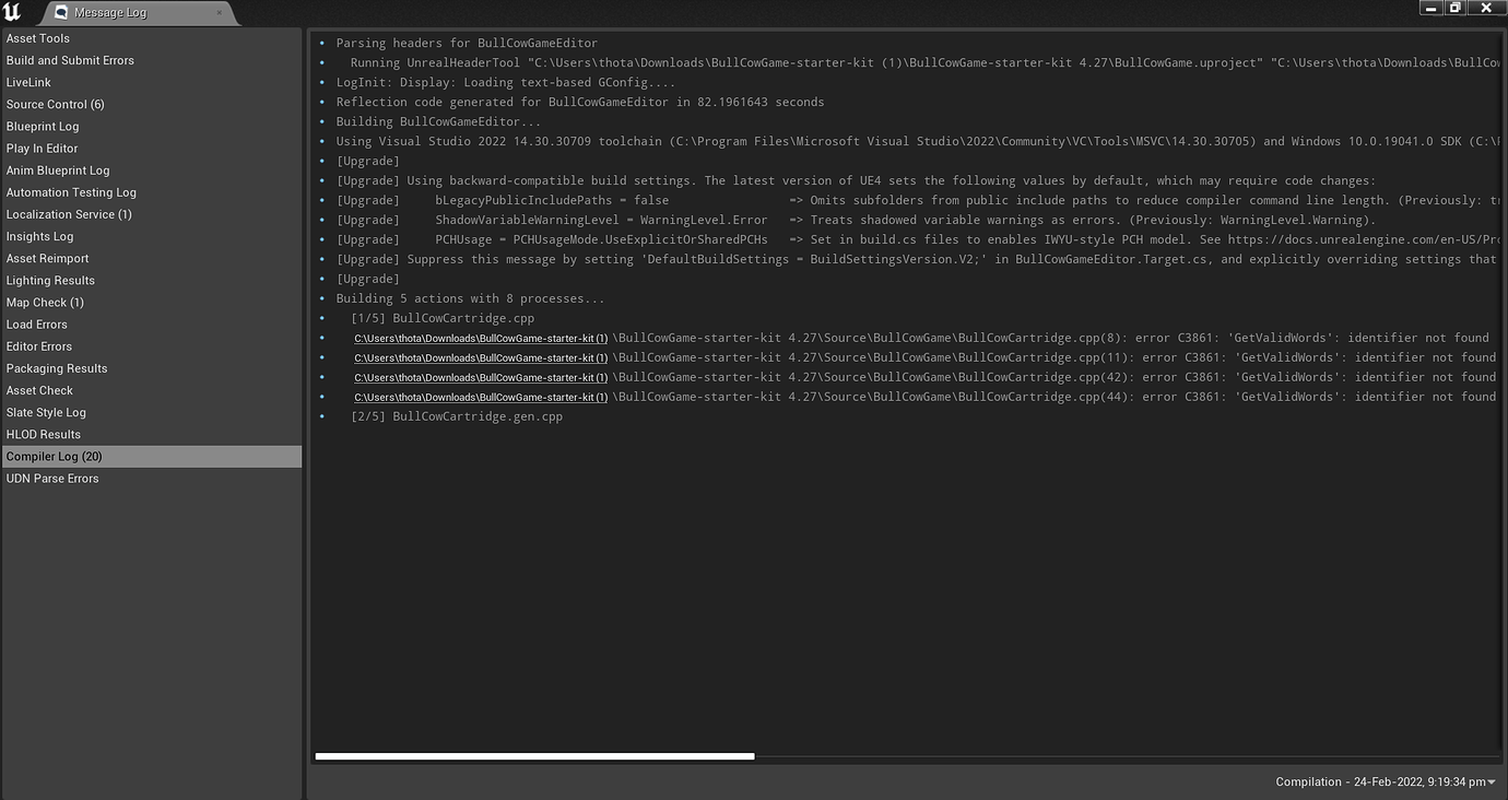 Unreal build tool missing - Ask - GameDev.tv