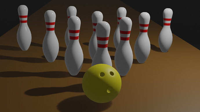Bowling Ball and Pin Challenge - Importing Simple Blender File