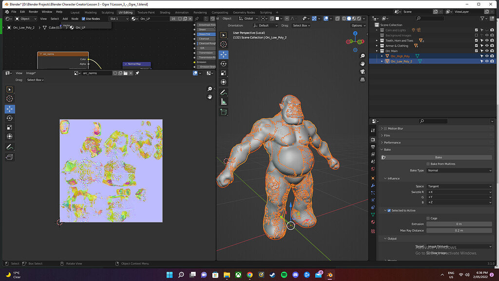 Need Help With Baking Normals - Ask - GameDev.tv