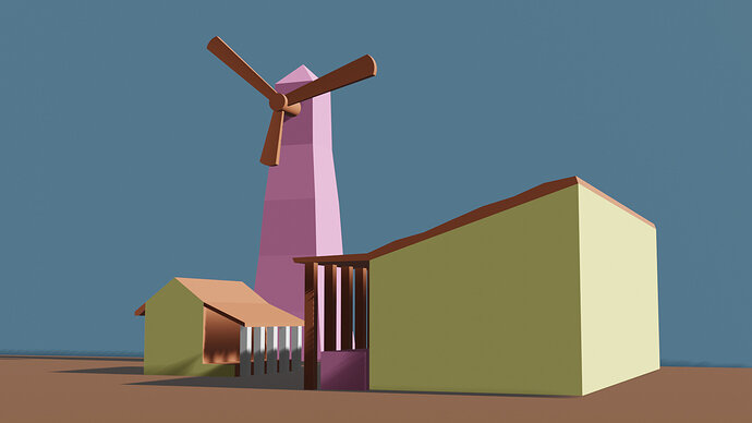 Low poly scene7