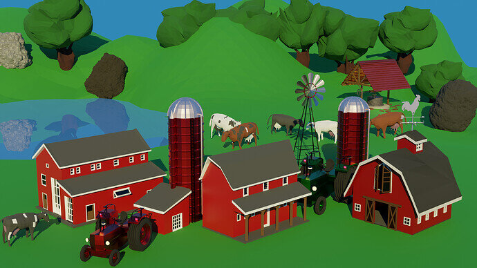 My farm at Day Cycles