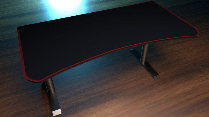 Gaming Desk Floor Done (Top) UHD