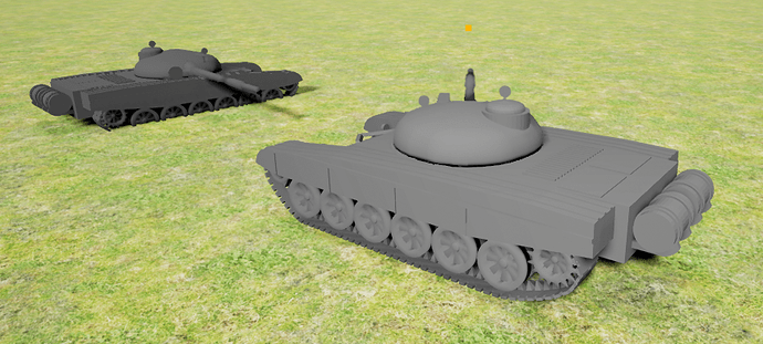 Bogged-Down AI Tank