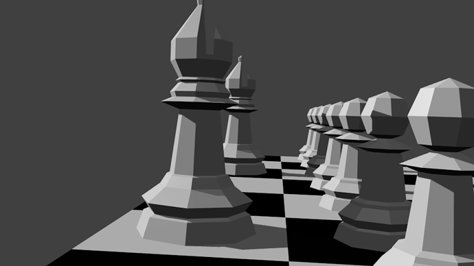 chess set scen (lighting)