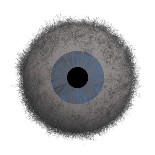 Hairy Eyeball - Grey