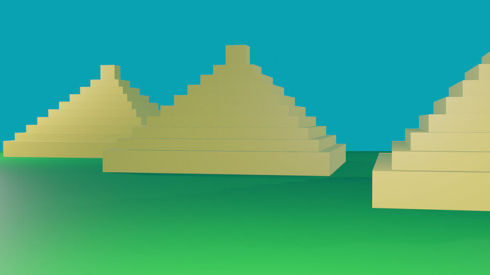 Mayan Pyramid Render