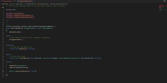 2022-06-24 16_38_33-TriggerAreaBox.h - Crypt_Raider (Workspace) - Visual Studio Code