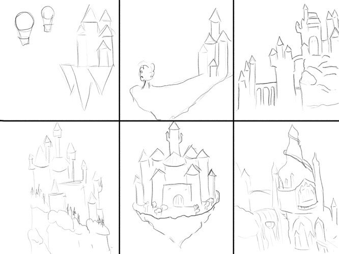 castles sketches