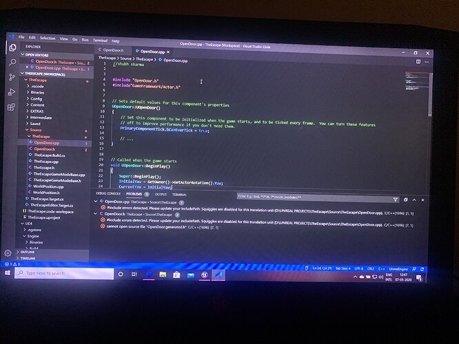 Getting error - Ask - GameDev.tv