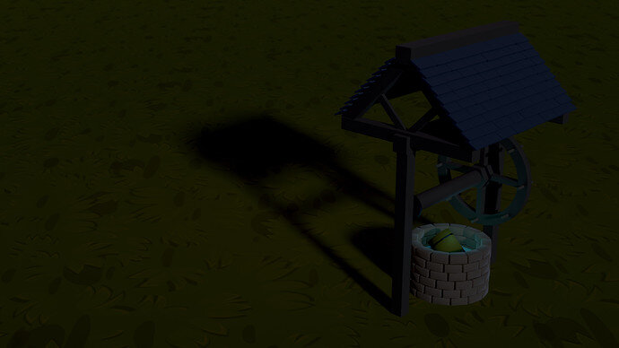 Well, moonlit