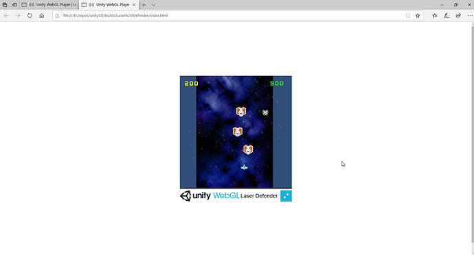 2020-12-11 21_24_28-Unity WebGL Player _ Laser Defender и еще 1 страница ‎- Microsoft Edge