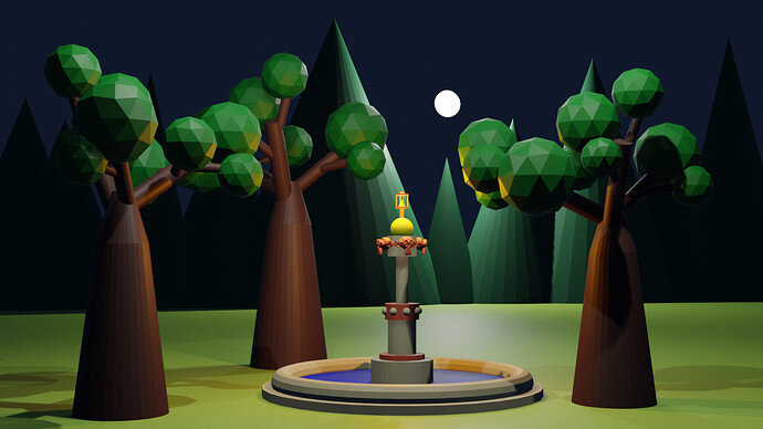 fountain_in_forest