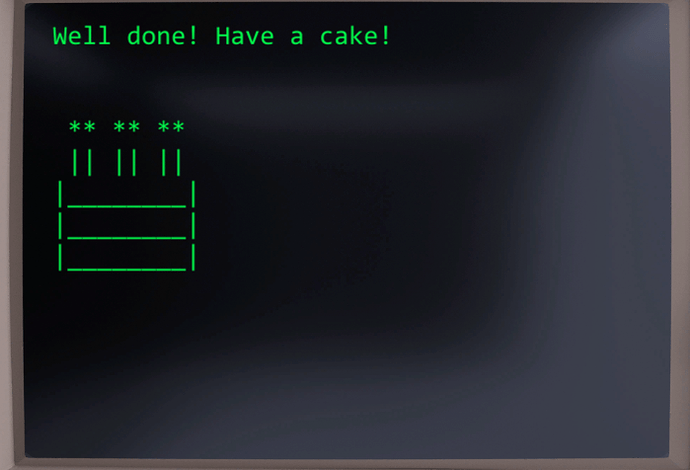 It's a cake
