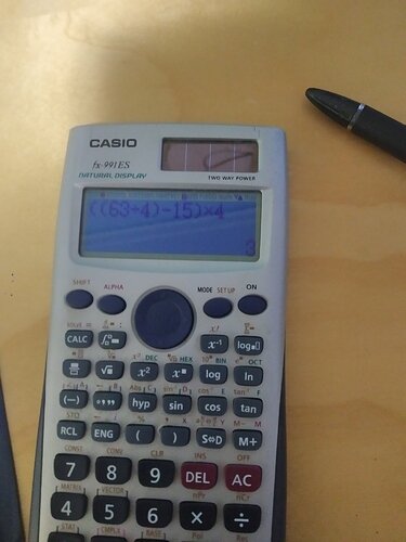 with calculator