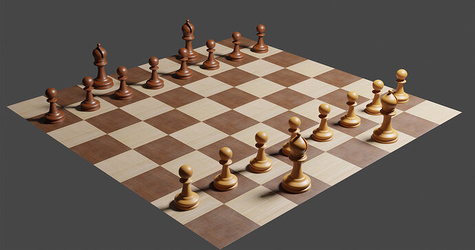 Chess Board Scene-Web