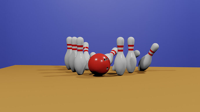 bowling - shadows