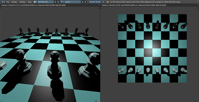 Chess scene