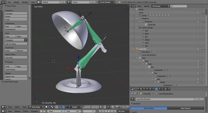 SRW Lamp Re-rigged