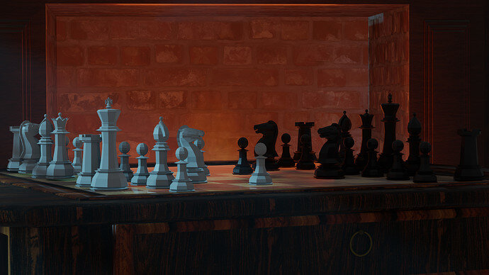 Chess Scene Pieces Eevee