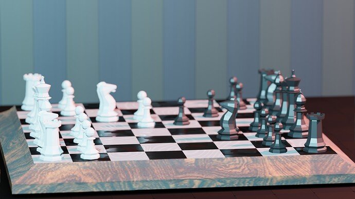 F Low Poly chess C1