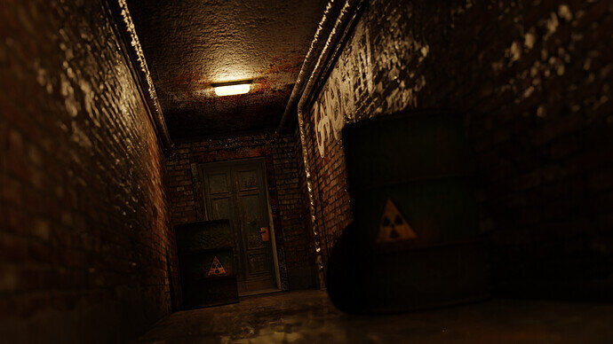 Spooky Corridor Render 8