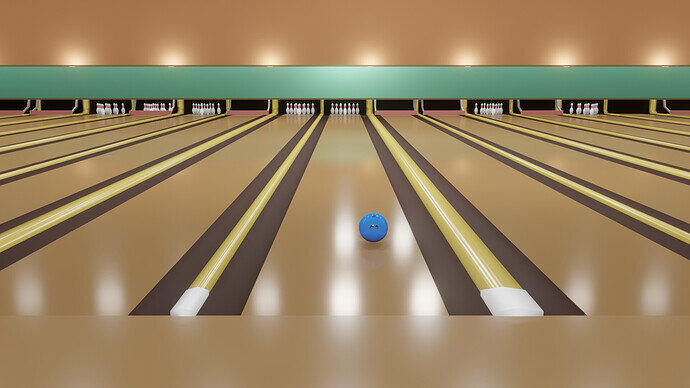 bowling alley