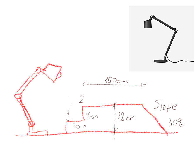 Sketch Animated Lamp Scene