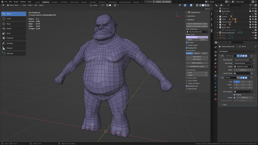 Full Manual Retopology (almost done!) - Show - GameDev.tv