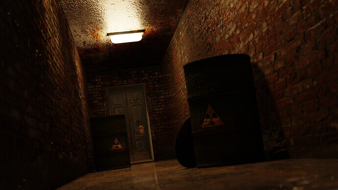 Spooky Corridor Render