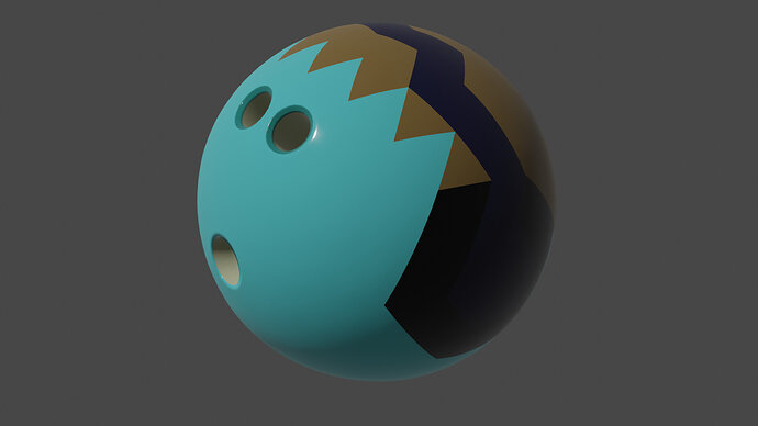 Bowling ball head