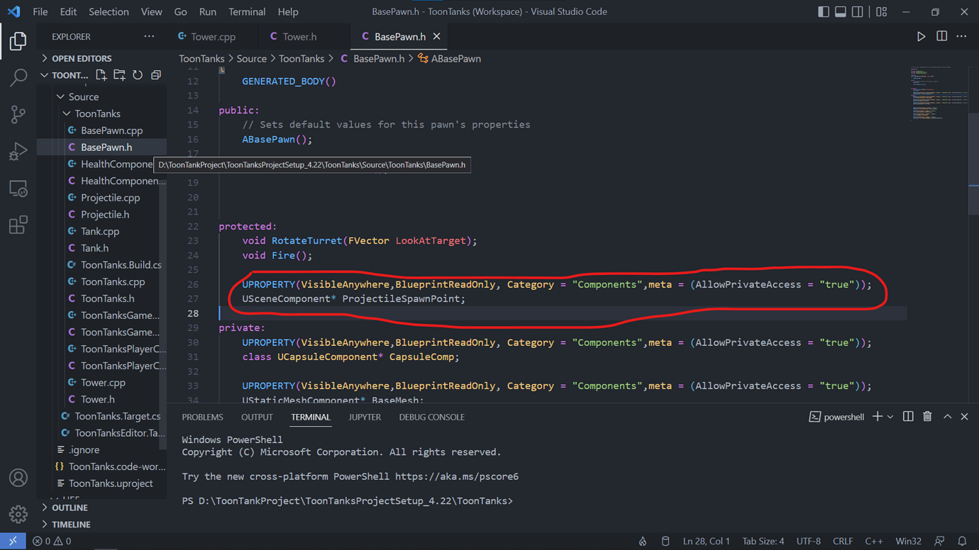 Unreal getting crashed - Ask - GameDev.tv