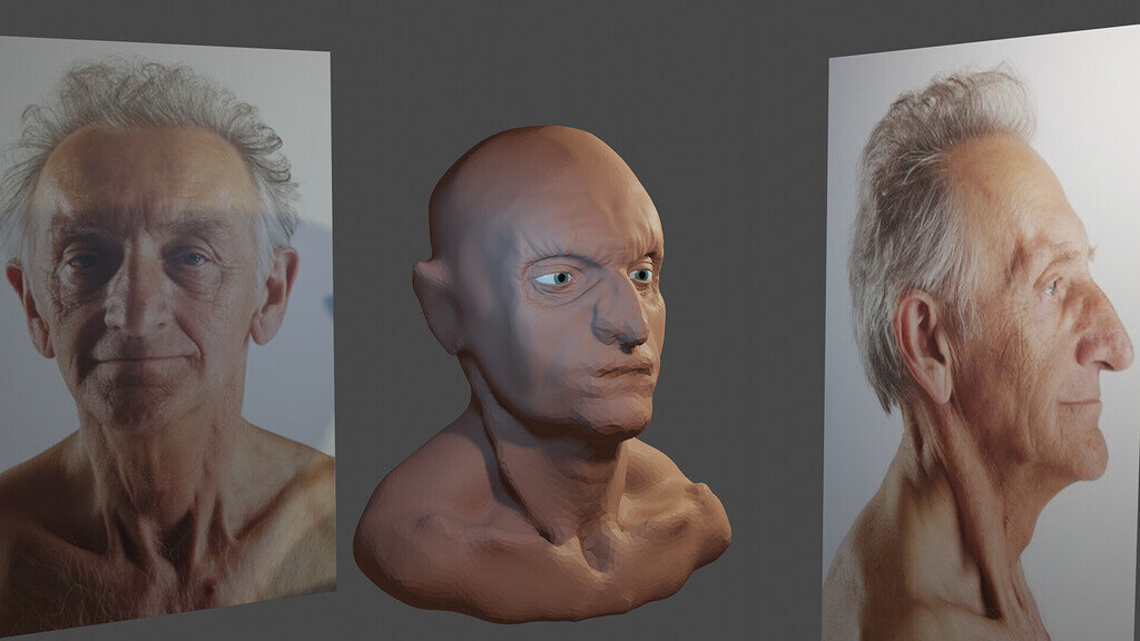Blender Sculpt Eyes Show GameDev.tv