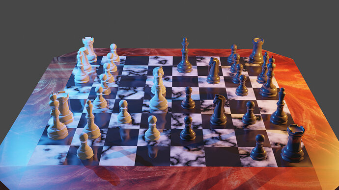 Chess Board Scene 3