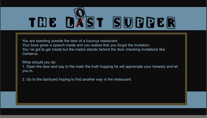 The lost supper 01