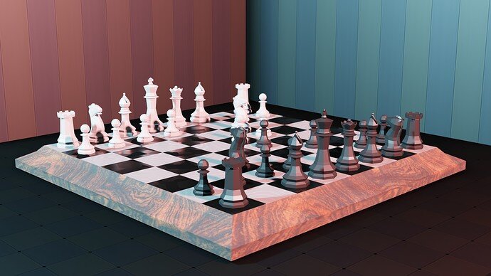 F Low Poly chess C2