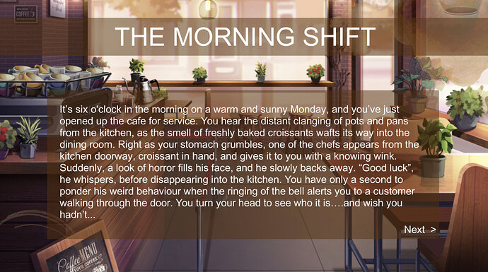 UI Design - The Morning Shift