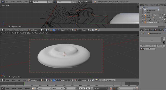 SRW Lamp Base Curve